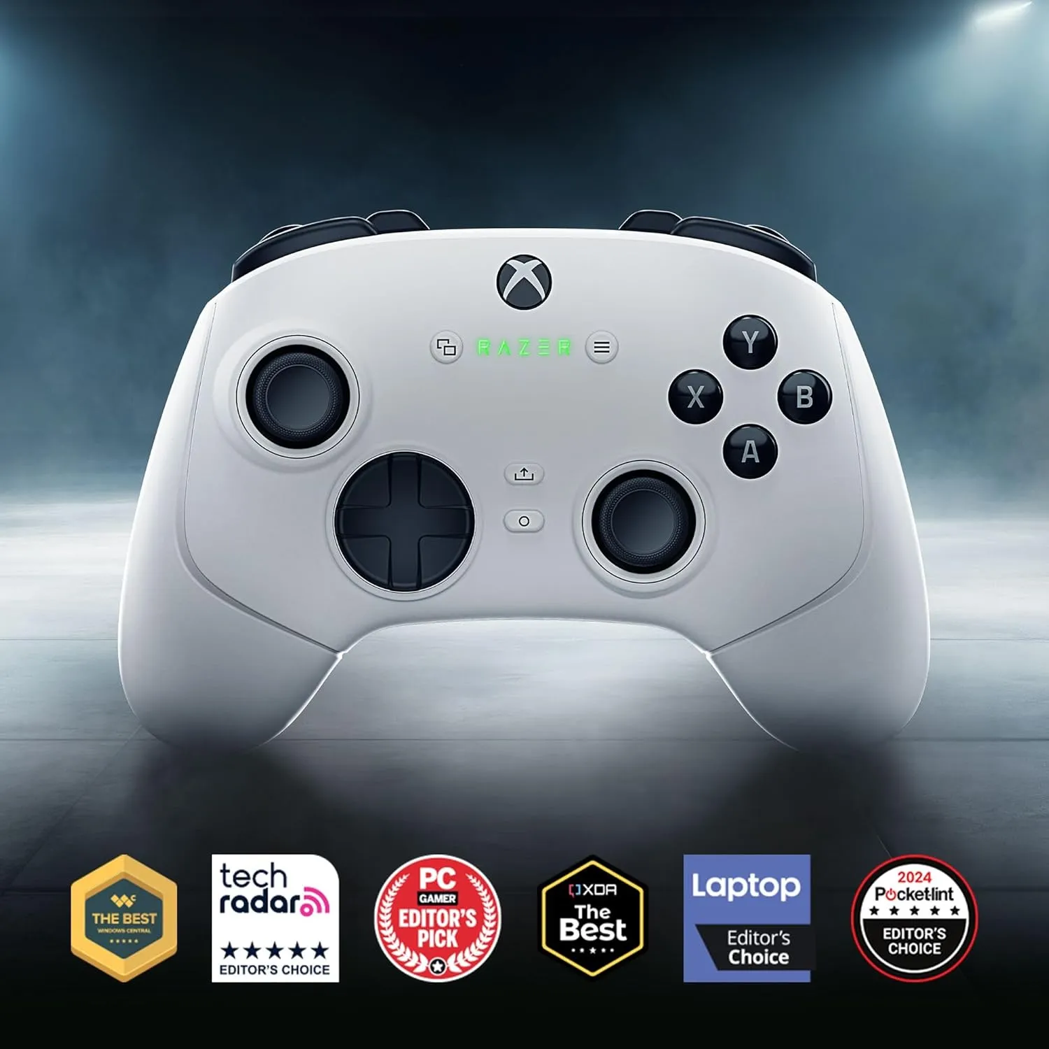 Razer Wolverine V3 Pro Wireless Gaming Controller: Licensed for Xbox Series X|S, Xbox One, Windows PC - 6 Remappable Buttons - Fast Triggers - Customizable Thumbsticks - Wired Tournament Mode - White