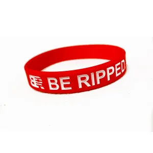 RED BE RIPPED. WRISTBAND