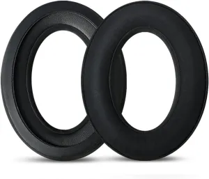 Replacement Ear Pads Compatible with Sennheiser HD380 HD380Pro PXC350 PC350SE PXE350 HME95 HMEC250 Headphones Soft Protein Leather Matte Surface with Memory Foam Repair Accessory Ear Pads (Black)