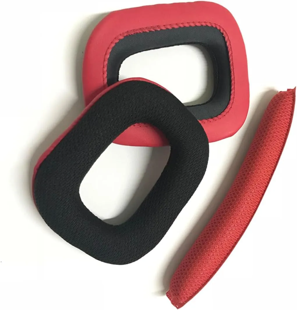 Replacement Ear Pads for G930 Headphones Protein Leather Ear Cushion Comfortable Memory Foam Cushions