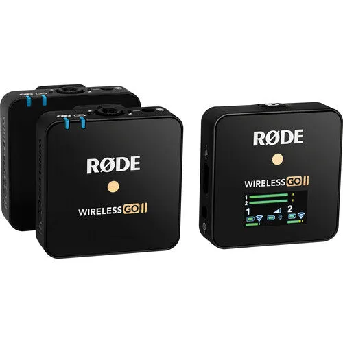 Rode Wireless GO II Dual Kit with 4x Lav GO and 1x Colours 2