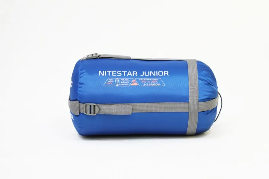 SALE Vango Nitestar Junior QUAD Children's Sleeping Bag in Classic Blue (2-3 Season / 170cm long)