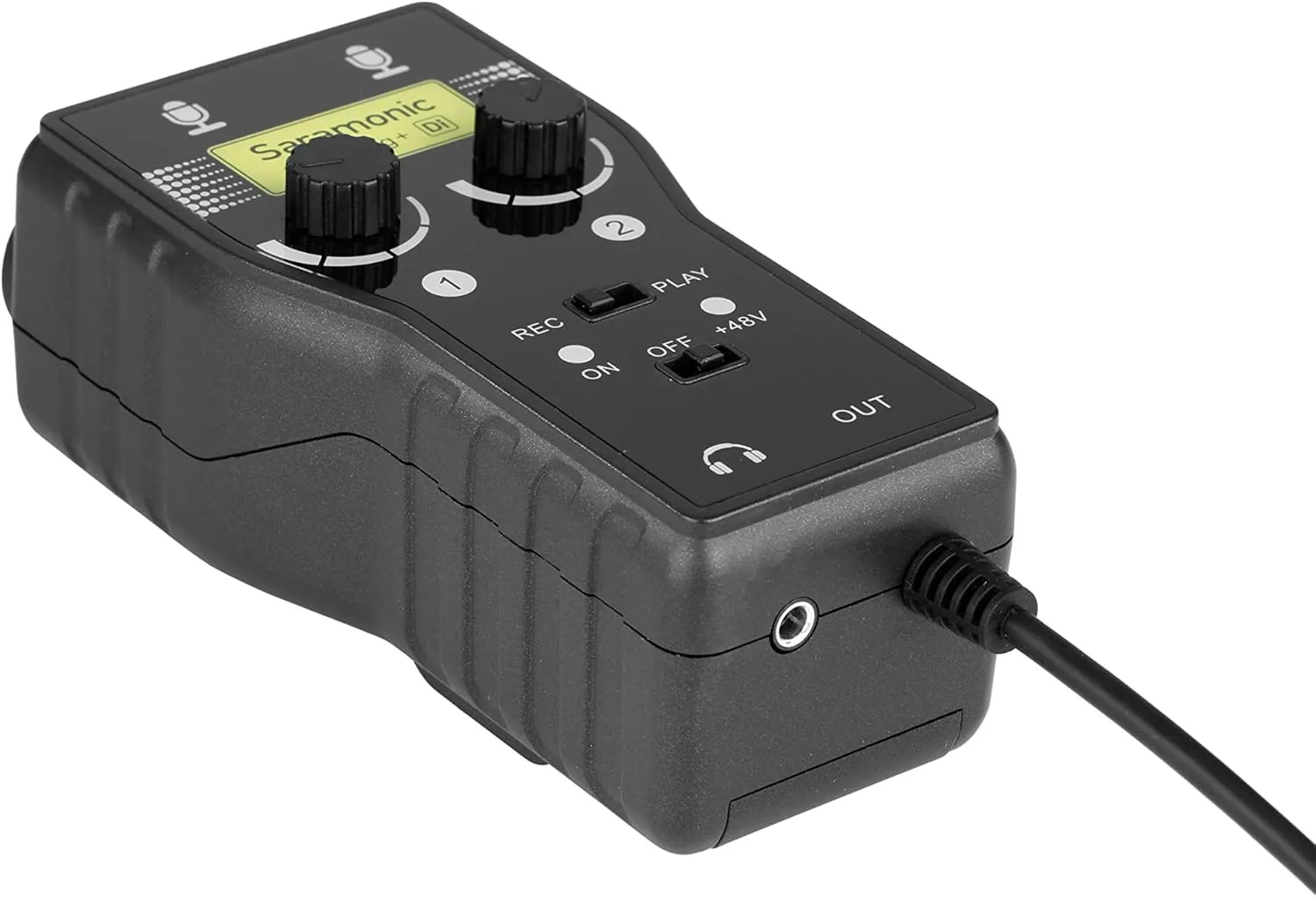 Saramonic 2-Channel Audio Interface w/XLR, 1/4" & 1/8" for Apple iPhone & iPad with Lightning (SmartRig Di)