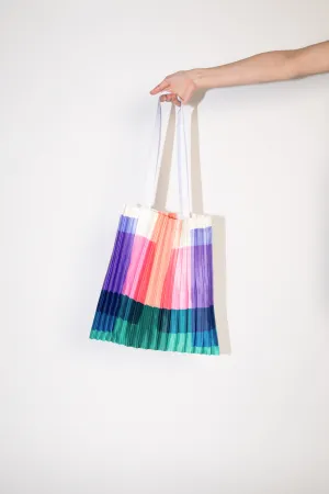 Satin pleated bag Orbetello