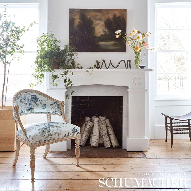 Schumacher Salisbury Chintz Celadon Fabric