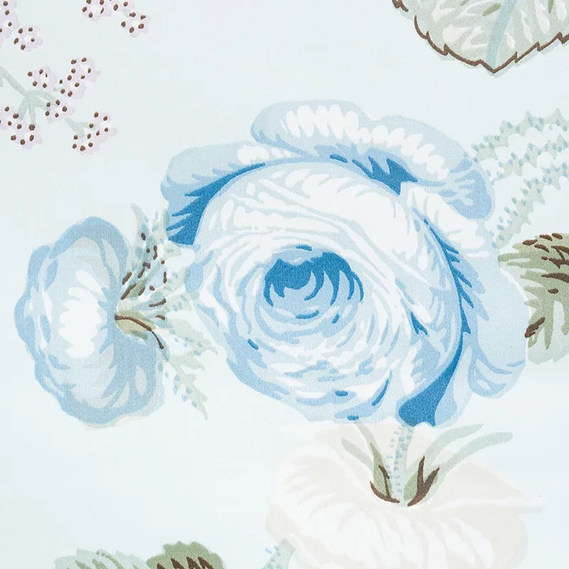 Schumacher Salisbury Chintz Celadon Fabric