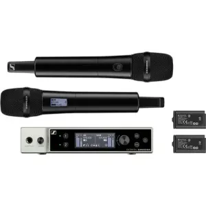 Sennheiser EW-DX MKE 2-835-S SET Dual-Channel Digital Combo Wireless System with Omni Lavalier and Handheld Mic (R1-9: 520 to 607.8 MHz)