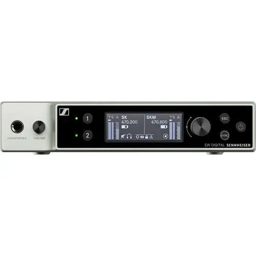 Sennheiser EW-DX MKE 2-835-S SET Dual-Channel Digital Combo Wireless System with Omni Lavalier and Handheld Mic (R1-9: 520 to 607.8 MHz)