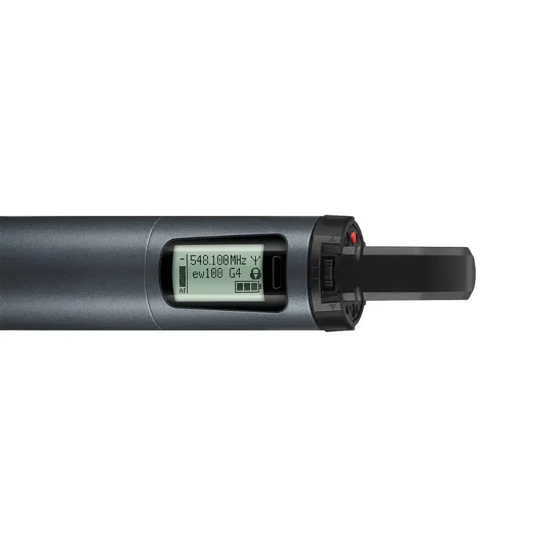 Sennheiser SKM 100 G4-S Handheld Wireless Microphone Transmitter with Mute Switch, No Mic Capsule (AS: 520 to 558 MHz)