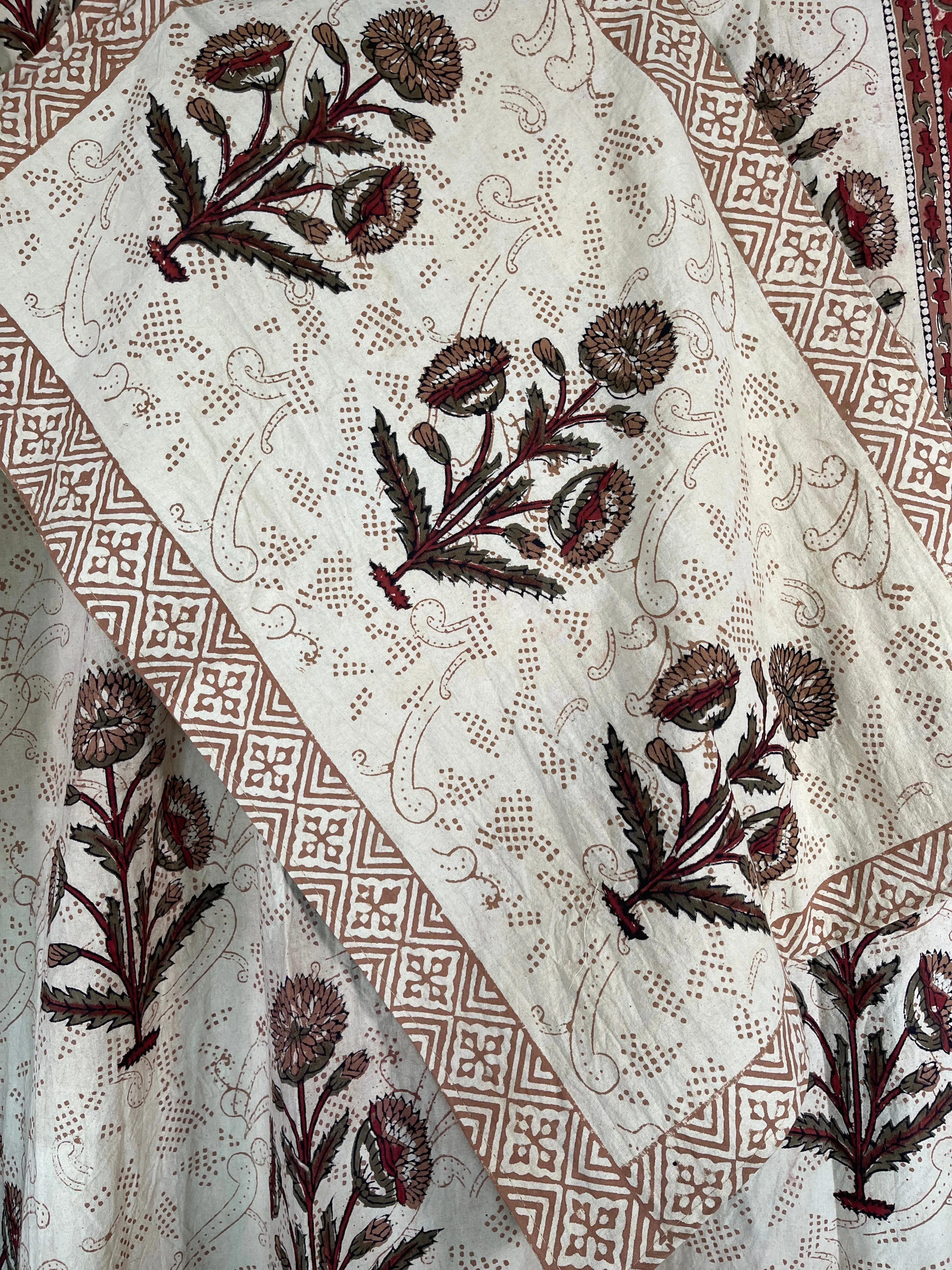 SHEET SET - BAGRU DELICATE FLORAL