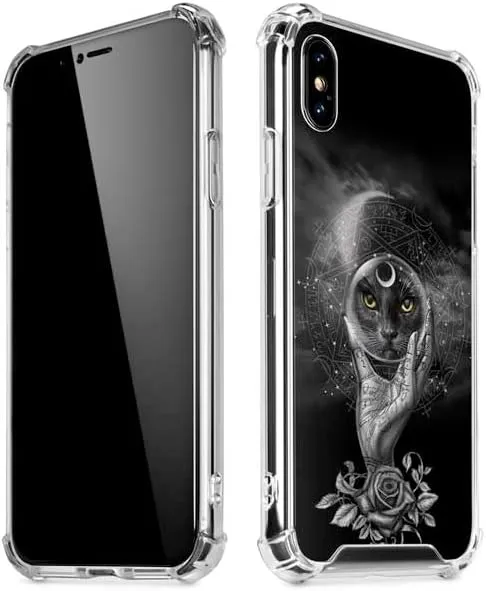 Skinit Clear Phone Case Compatible with iPhone X/XS - Officially Licensed Alchemy Grimalkins Glass Design