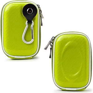 Slim Shock Absorbent Compact Camera Case with Carbineer for Sony Cyber Shot