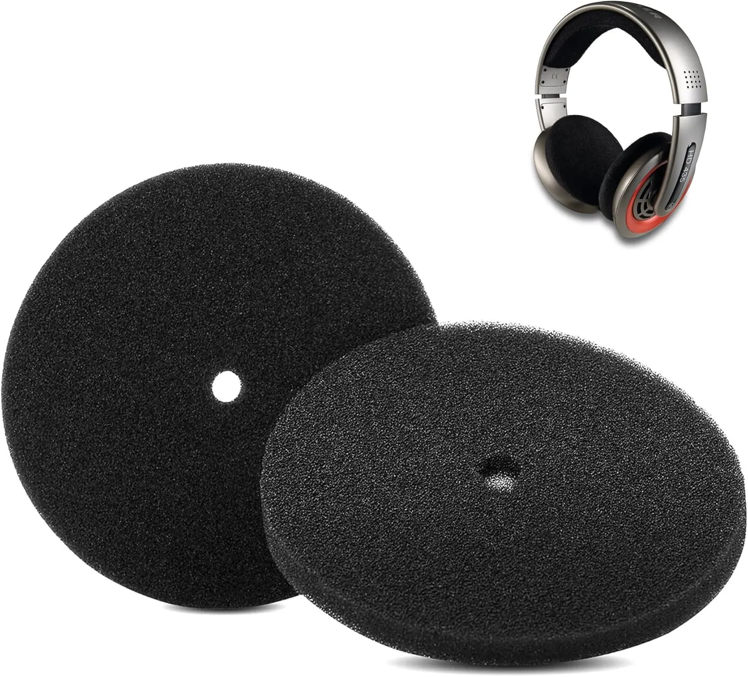 Soft foamEarpads Replacement Compatible with Sennheiser HD-435 HD435 HD 435 Headphone Ear Pads Cushion(Durability/Professional)
