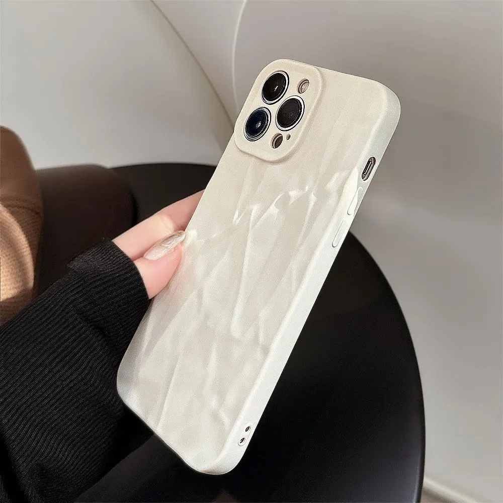 Soft Solid Color Wrinkle Texture Phone Case for iPhone 15 14 13 12 11 Pro Max XR X XS Max 8 7 Plus SE 2022 Matte Silicone Cover,red,for iPhone15 Pro