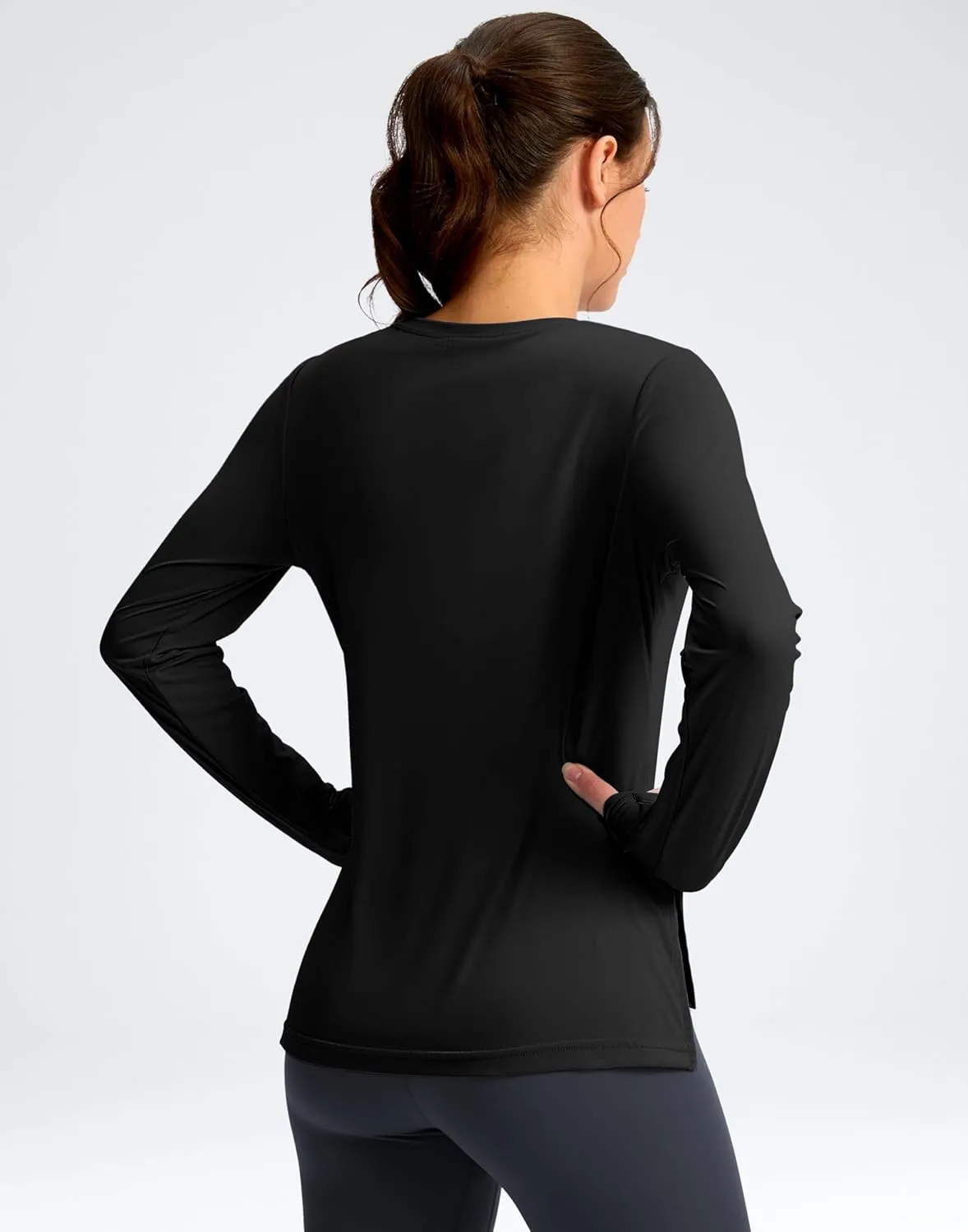 Soothfeel Women's Sun Shirts UPF 50  Long Sleeve UV Protection Workout Hiking Tops Lightweight Quick Dry SPF Outdoor Shirt