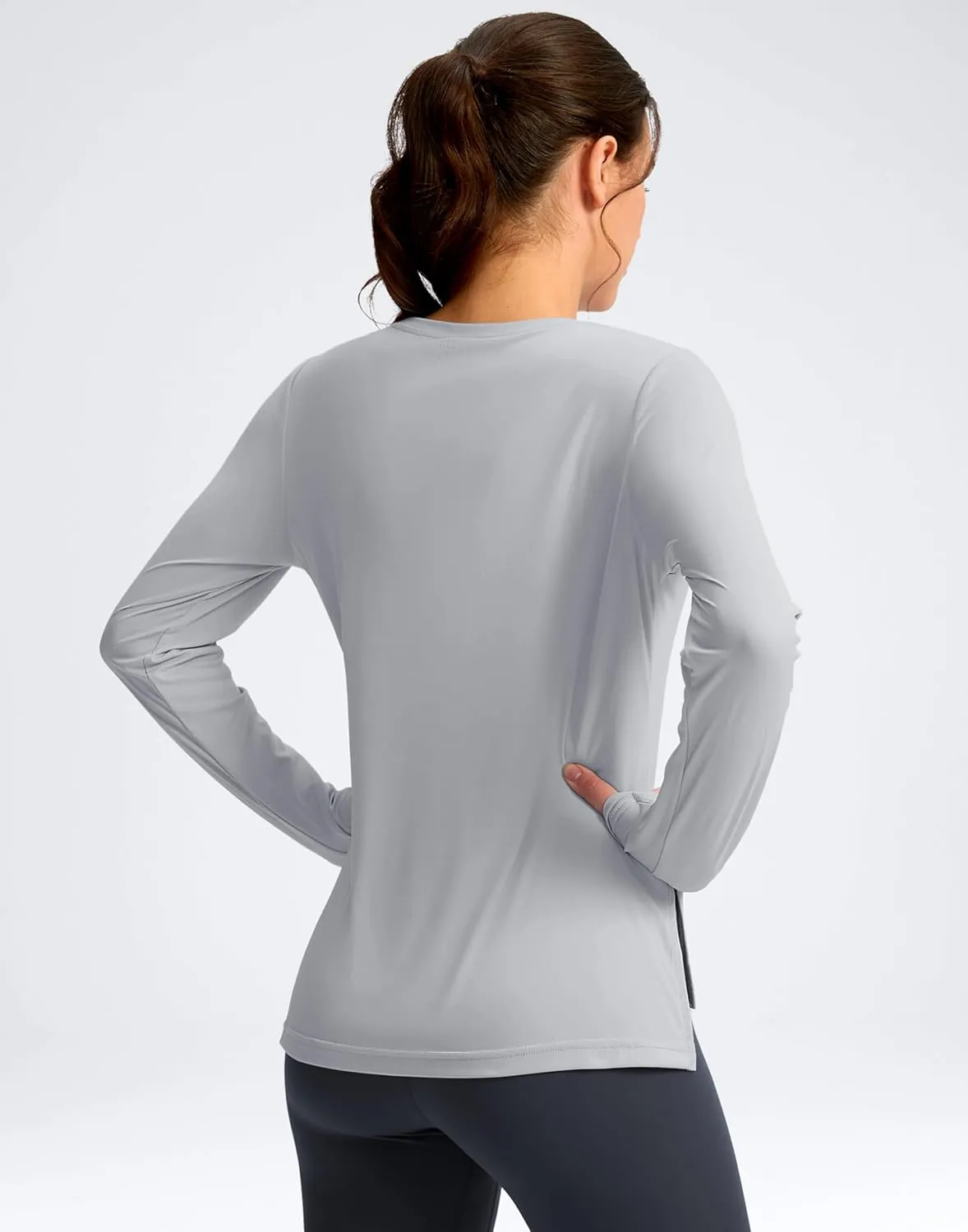 Soothfeel Women's Sun Shirts UPF 50  Long Sleeve UV Protection Workout Hiking Tops Lightweight Quick Dry SPF Outdoor Shirt