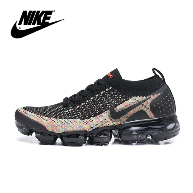 Special offer Vapormax Flyknit 2.0 men's and women's mesh laces breathable comfortable lightweight jogging sneakers EUR36-45