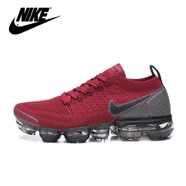 Special offer Vapormax Flyknit 2.0 men's and women's mesh laces breathable comfortable lightweight jogging sneakers EUR36-45