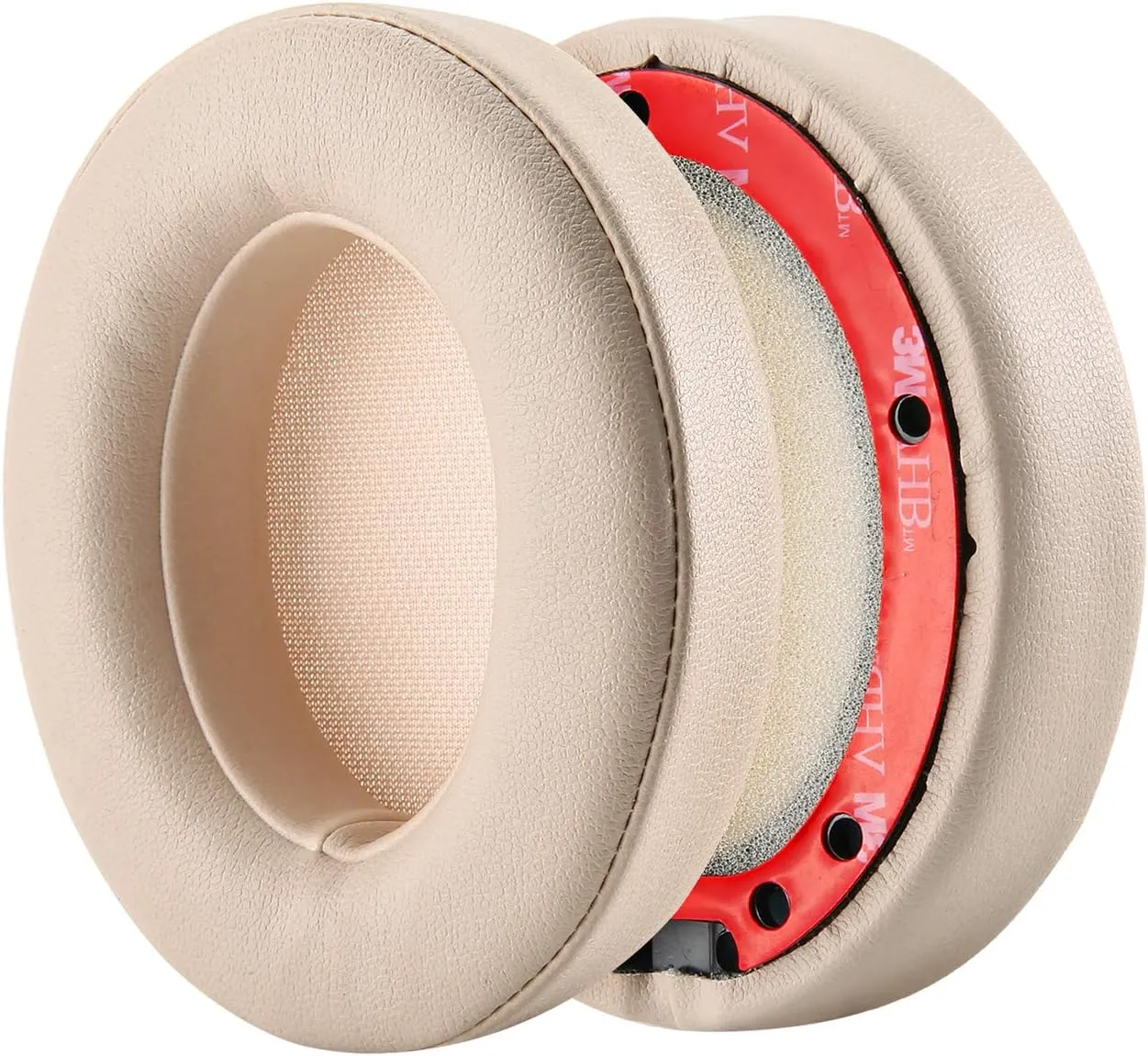 Studio 2/3 Replacement Earpads - JECOBB Ear Pads Cushion with Protein Leather & Memory Foam for Beats Studio 2.0 Wired/Wireless Studio 3.0 Over-Ear Headphones by Dr. Dre ONLY (Khaki)