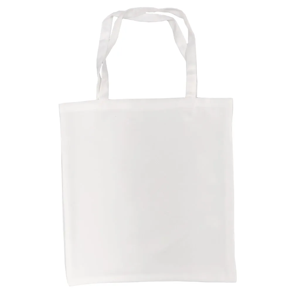 Sublimation Tote Bag - 'Milan' Canvas White with Short Handles