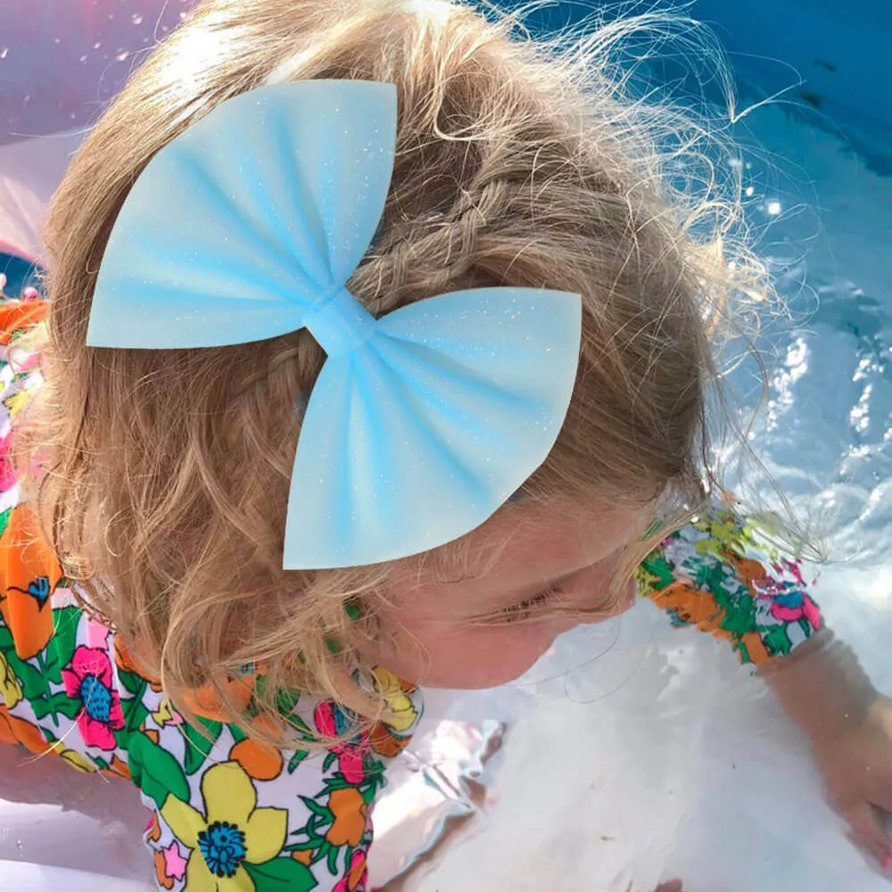 Summer Neon Matte Jelly Hair Bows
