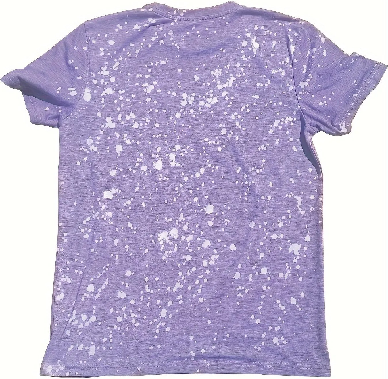T Shirt Blanks Sublimation Bleached T-Shirt for Women Top Bulk Graphic Tees Comfy Trendy