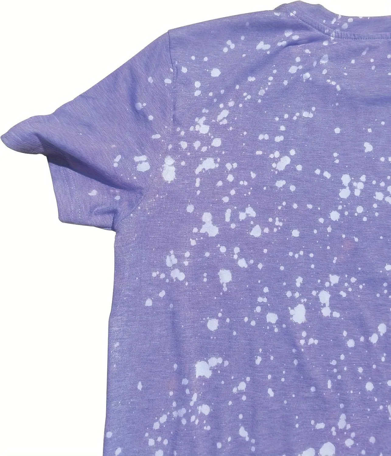 T Shirt Blanks Sublimation Bleached T-Shirt for Women Top Bulk Graphic Tees Comfy Trendy