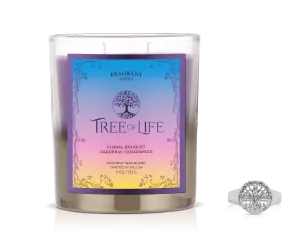 Tree of Life - Jewel Candle