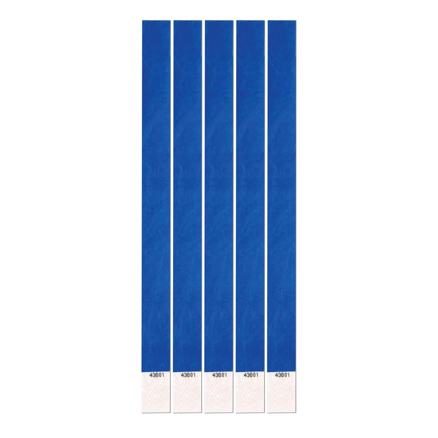 Tyvek Wristbands blue (100 per Package)
