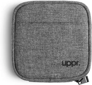 UPPERCASE Small Portable Electronics Accessories Pouch For MacBook Chargers, Tech Gears, Cables - New Black Label