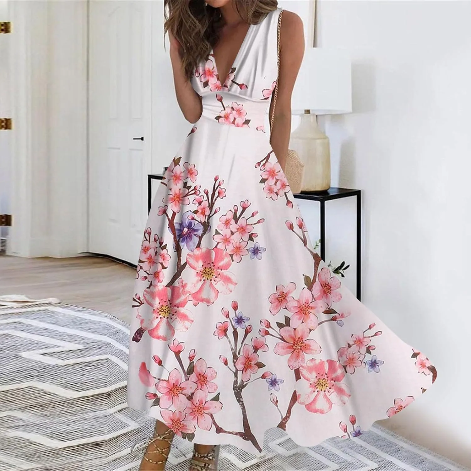 Wedding Dresses for Women High Waist Long Skirt Hem Comfortable Strapless Summer Dress Picnic Light-Hearted Knee Length Dress