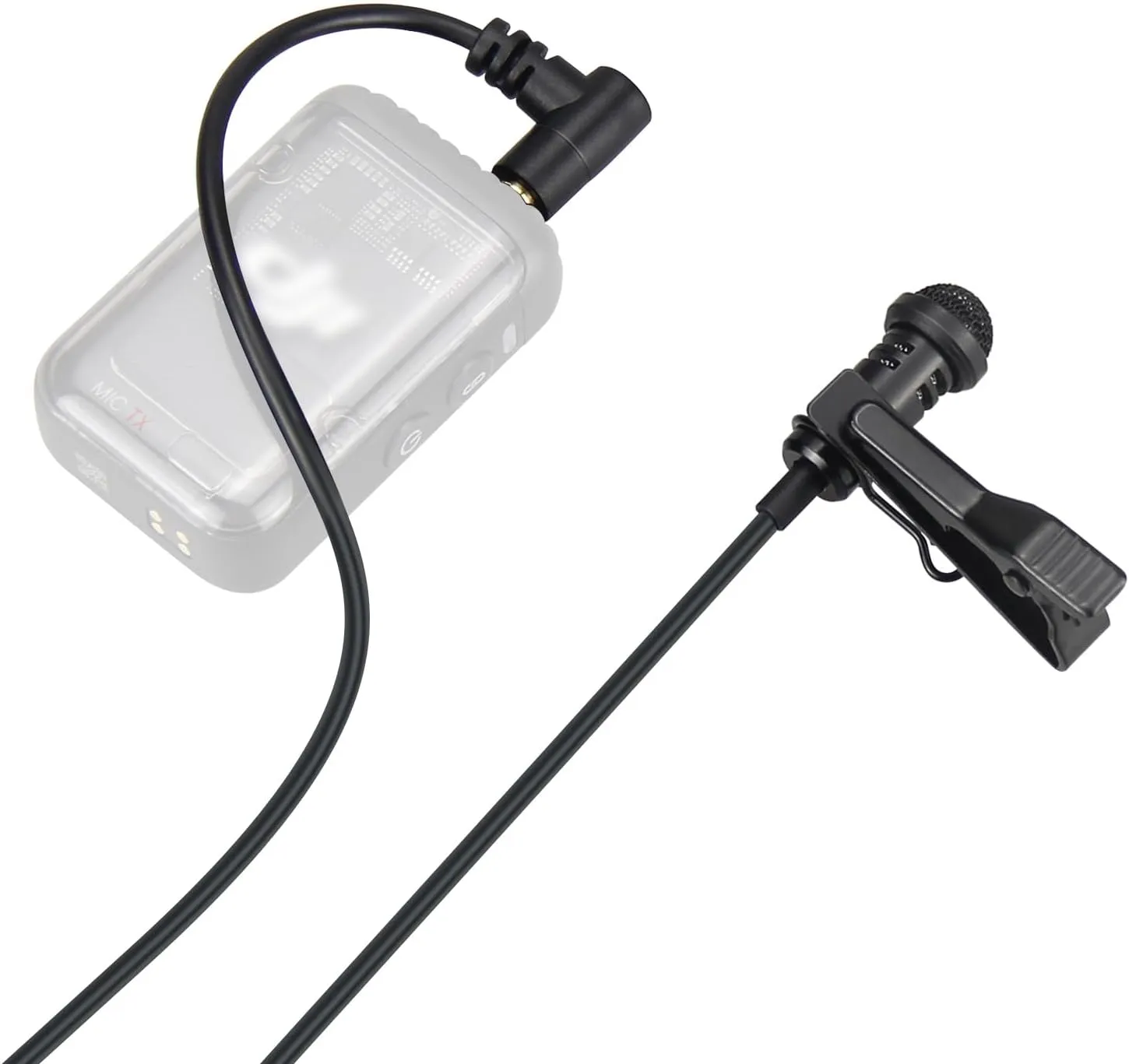 weishan Lavalier Mic for DJI Mic 2, 3.5mm Noise Cancelling Lapel Lav Lavalier Microphone for DJI Mic 1 Transmitters, for Vlog and Interview