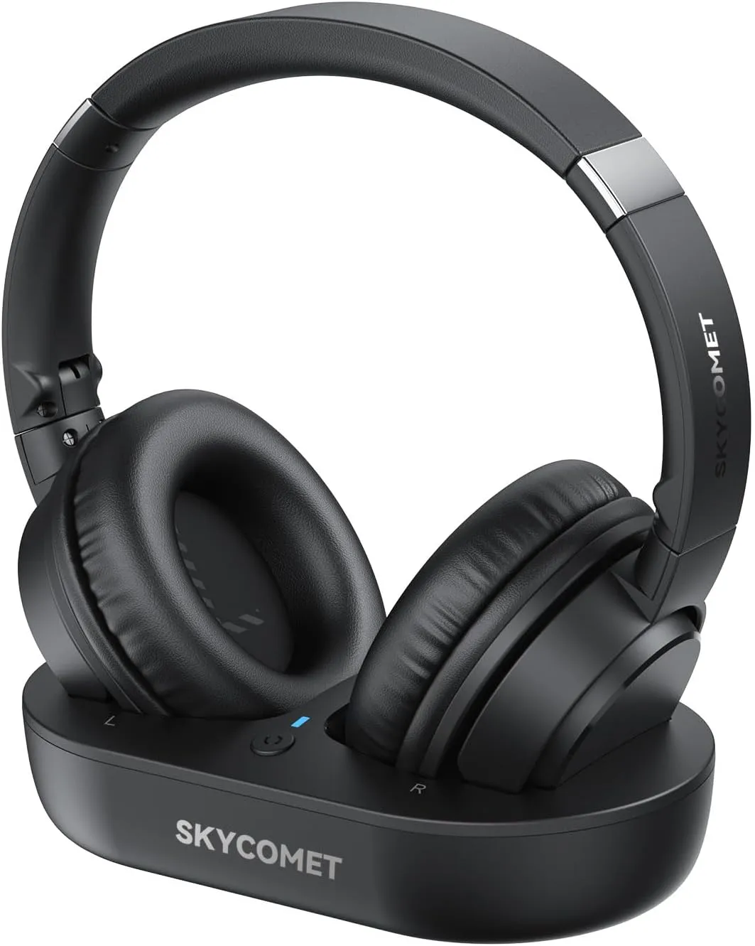 Wireless Headphones for TV, TV Headphones Wireless for Seniors with Transmitter Charging Base, Perfect Audio Sync, No Audio Dealy, Ideal Gift for The Mom, Seniors, Elderly