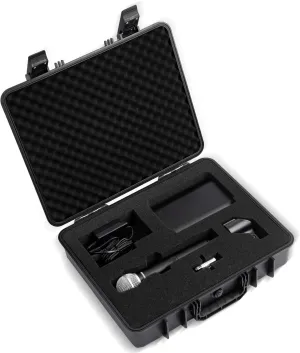 Wireless Mic Case - Hard Shell Case Compatible with Shure BLX24/SM58/PG58/BETA58A, for Mics, Receivers and MoreCase Only.