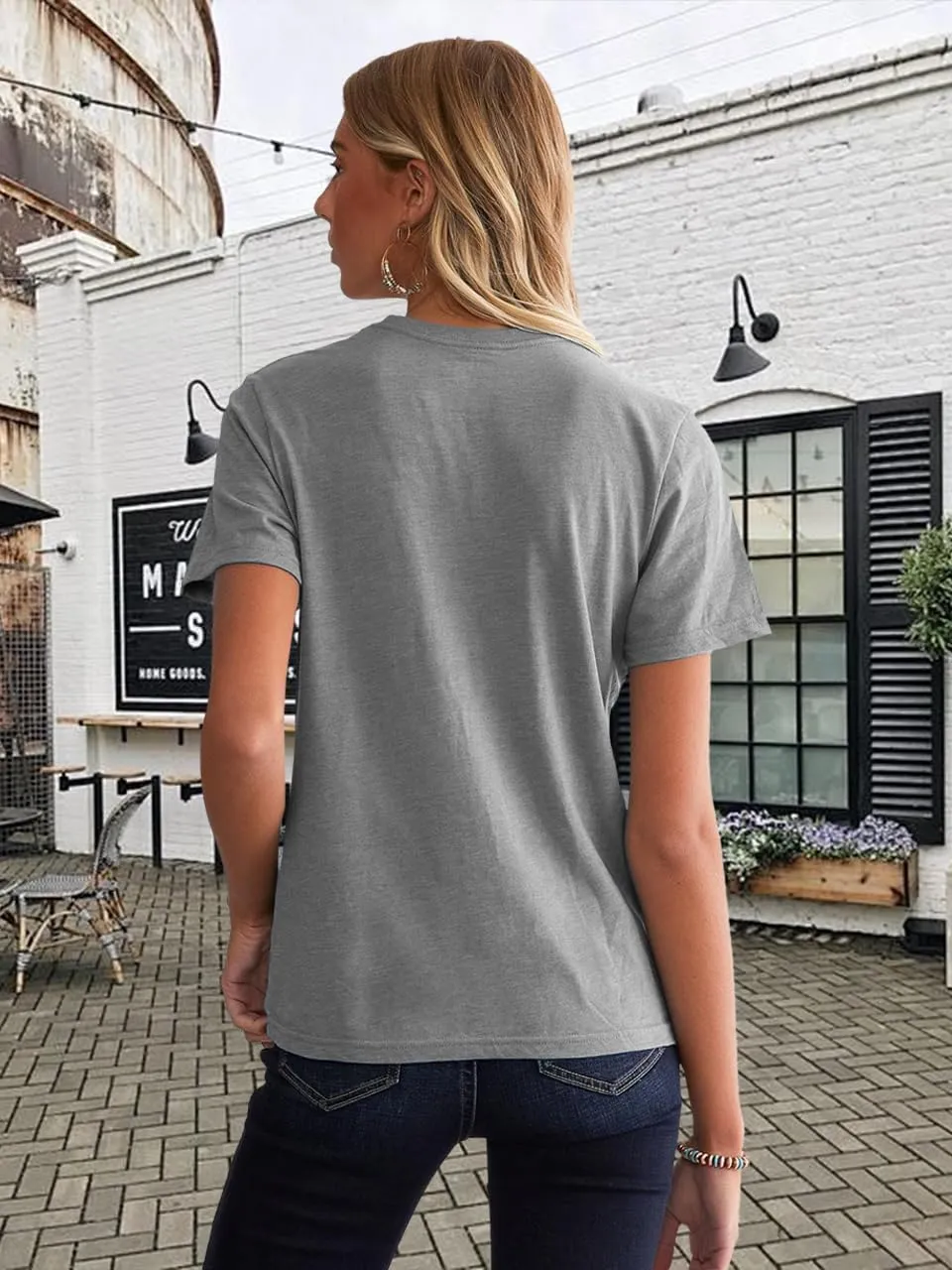 Women Life Tree Shirts Vintage Boho Graphic Tees Natural Print Short Sleeve Summer Tops