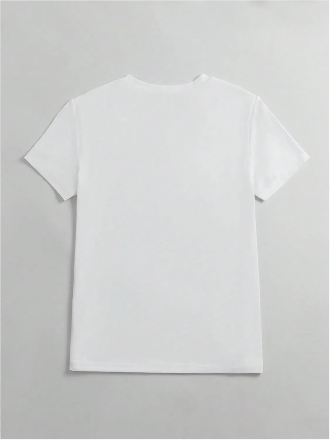 Women's Casual Cherry Bow Tees Graphic Letter Print Round Neck T Shirt Summer Short Sleeve Trendy Tops