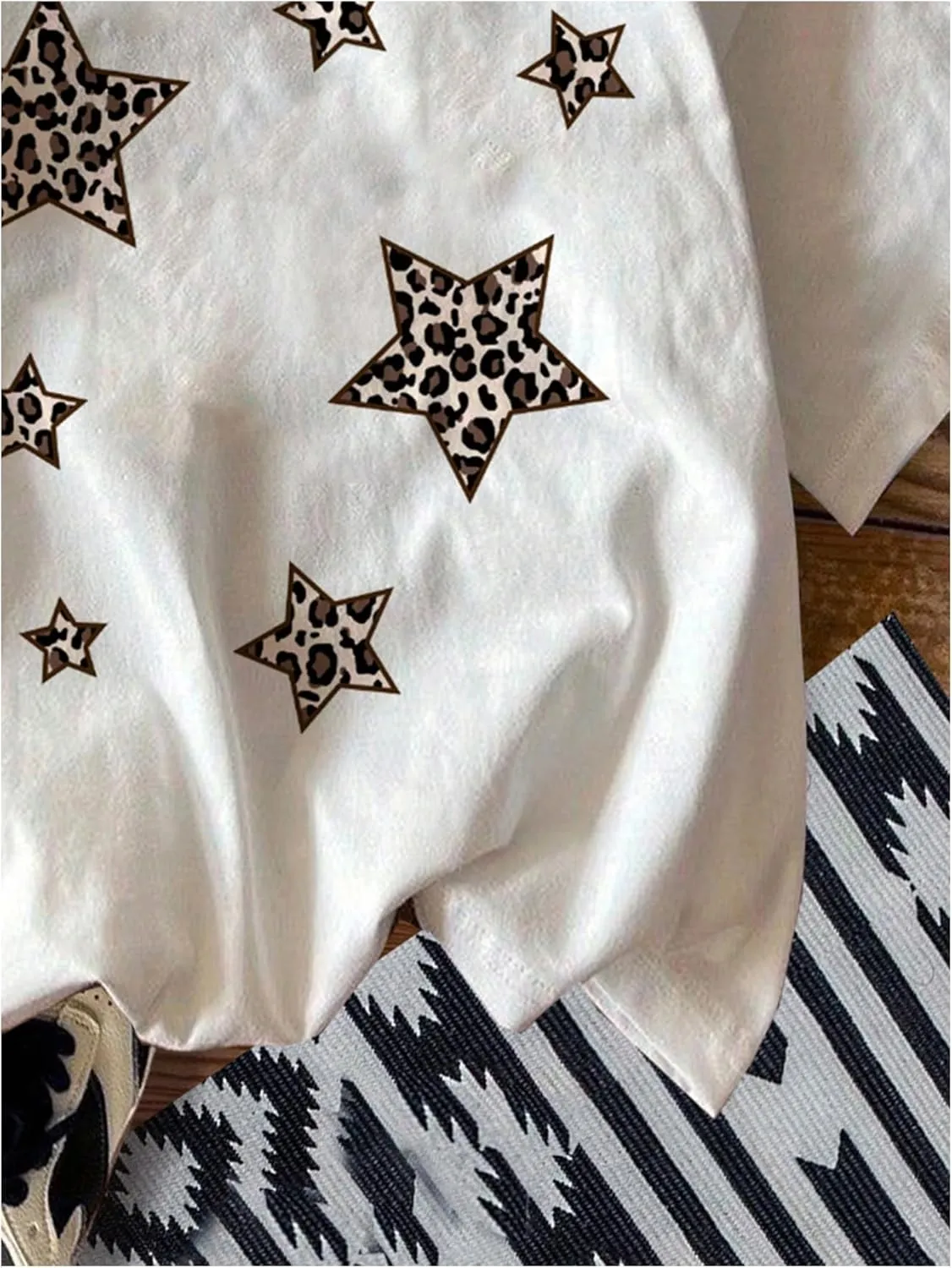 Women's Casual Cherry Bow Tees Graphic Letter Print Round Neck T Shirt Summer Short Sleeve Trendy Tops