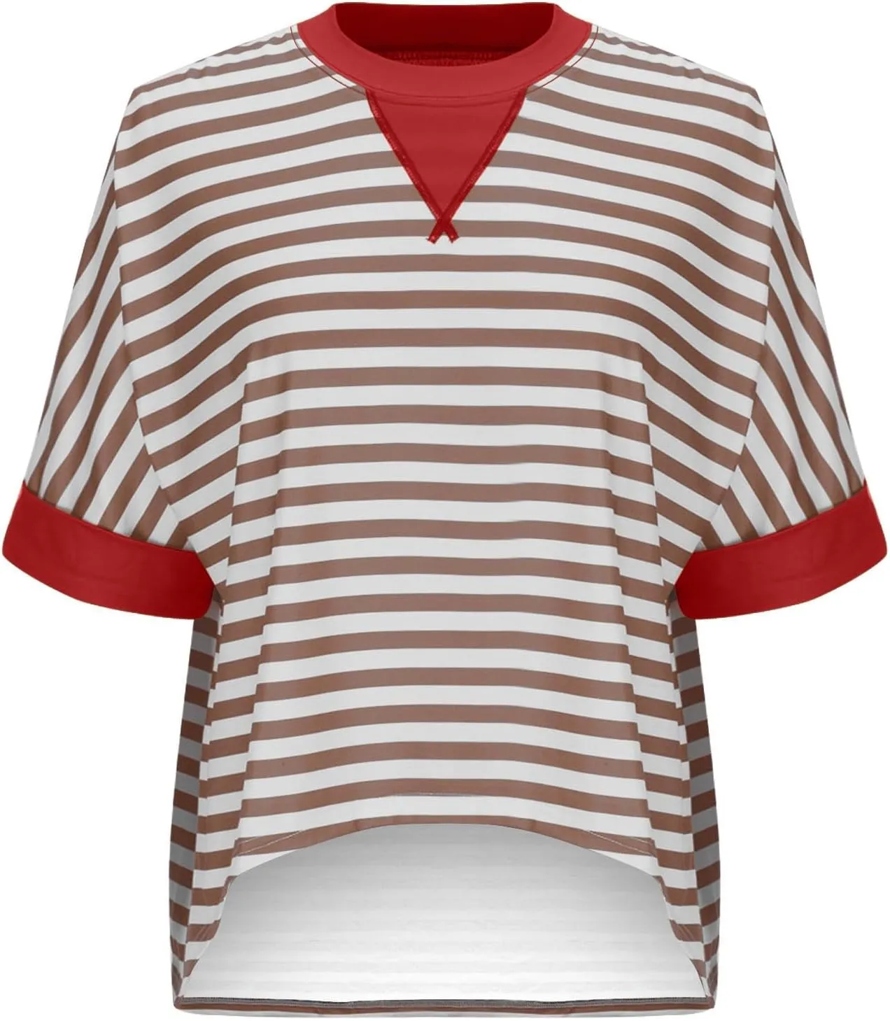 Womens Tops Dressy Casual Short Sleeve Oversized Loose Basic Tees Daily Dating Work Trendy Cute Shirts