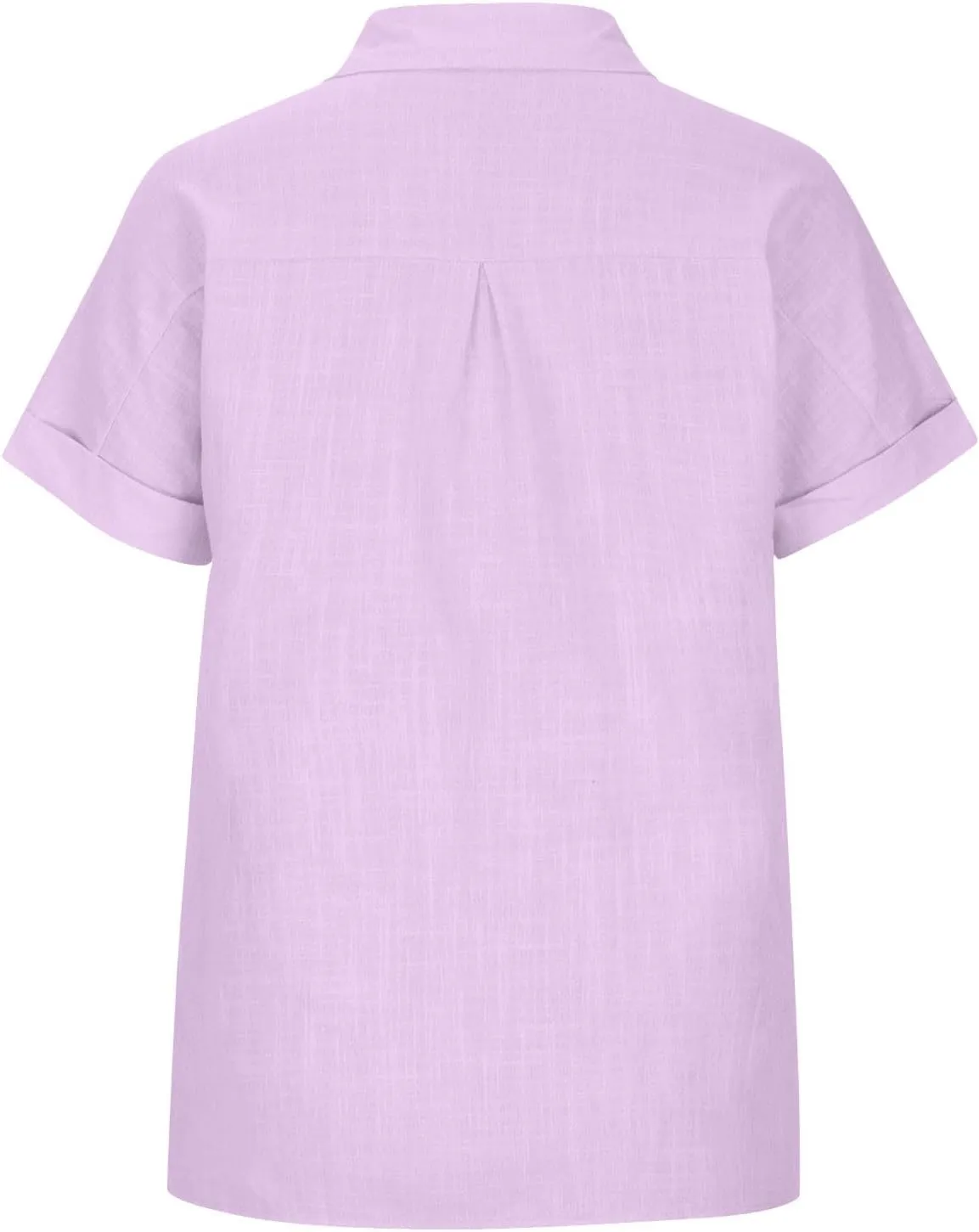 Womens V Neck Short Sleeve Button Down Shirts Trendy Casual Business Basic Tees Daily Going Out Ladies Summer Tops