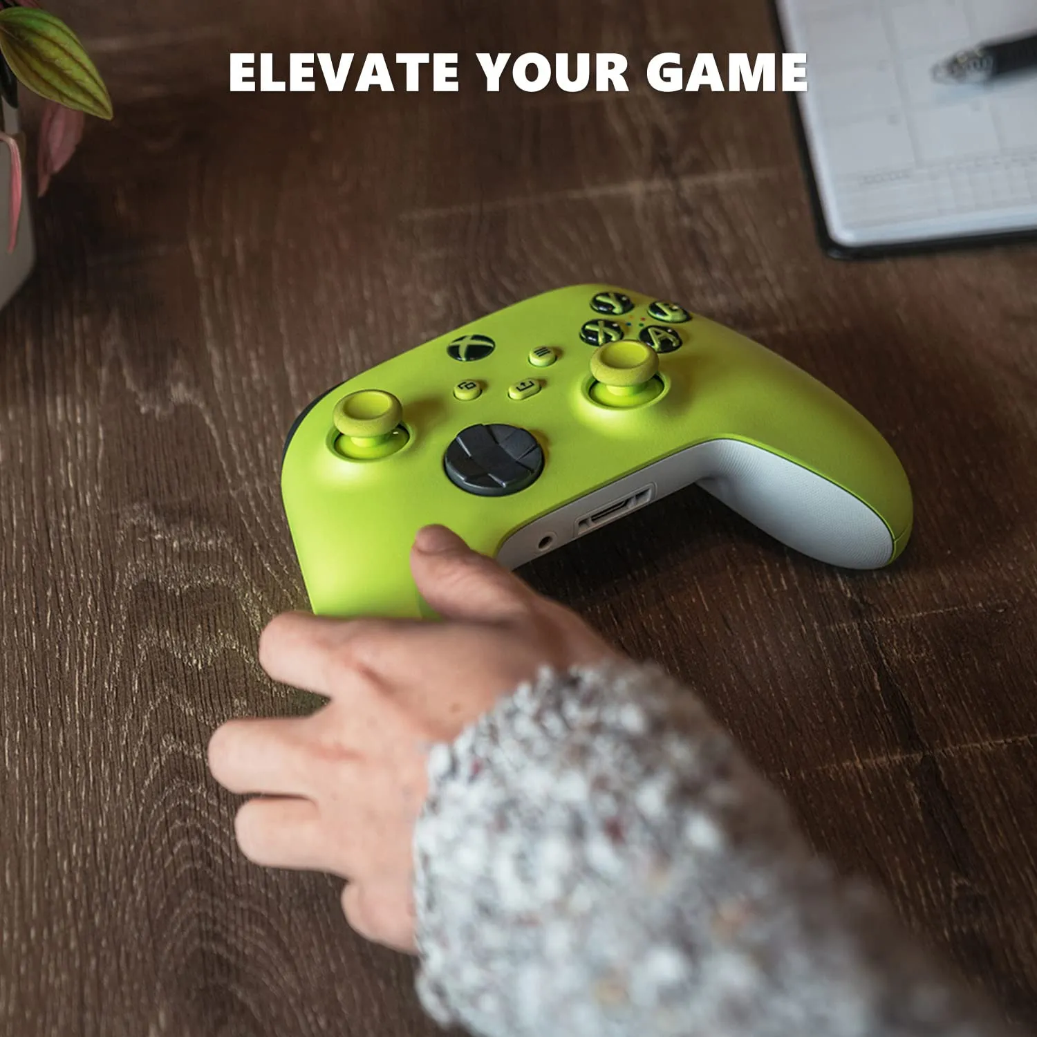 Xbox Core Wireless Controller  Electric Volt (Renewed Premium)