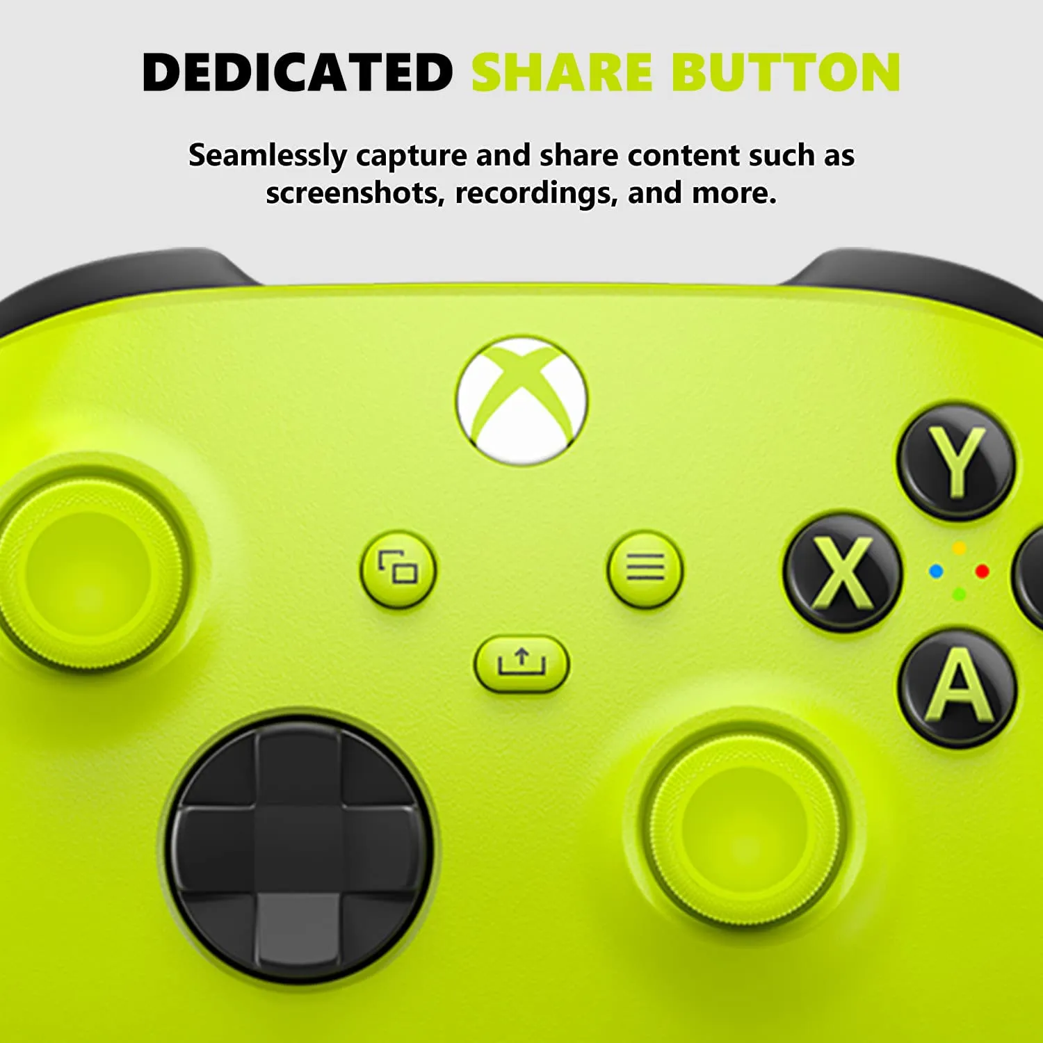 Xbox Core Wireless Controller  Electric Volt (Renewed Premium)