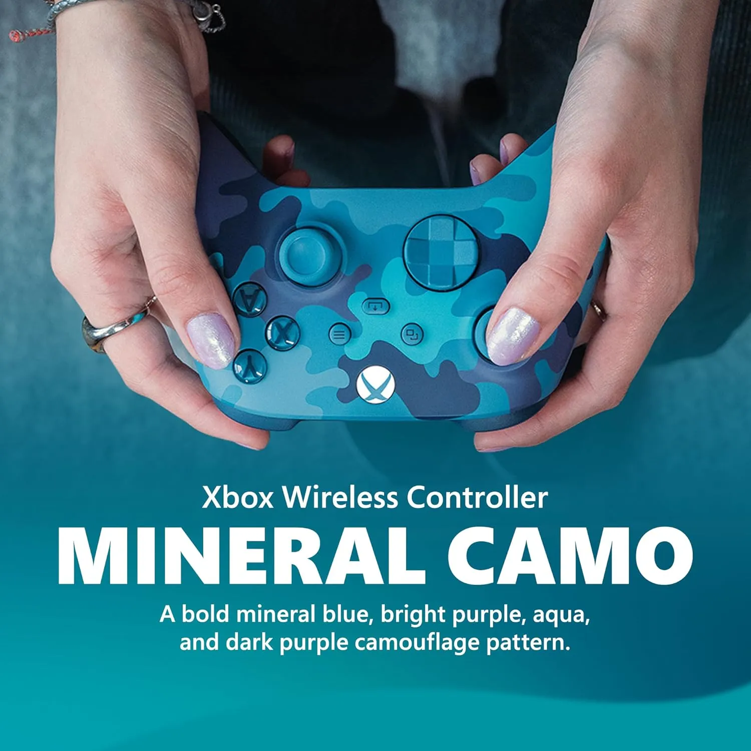 Xbox Special Edition Wireless Gaming Controller  Mineral Camo  Xbox Series X|S, Xbox One, Windows PC, Android, and iOS