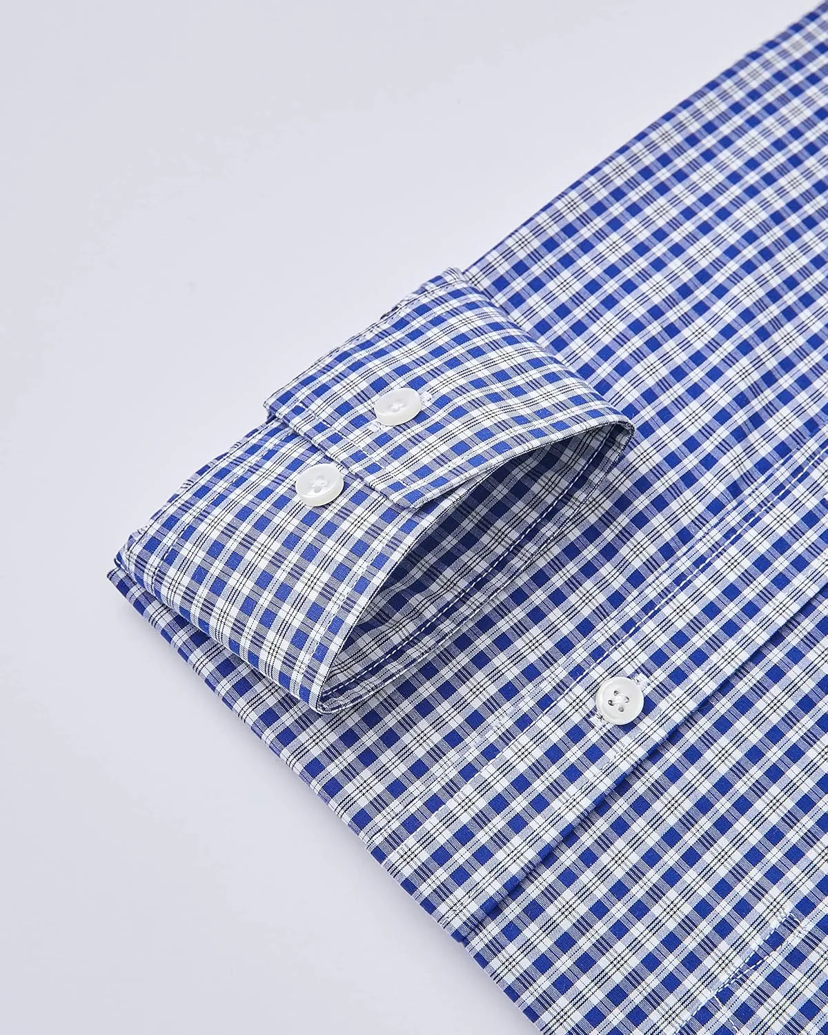 Year In Year Out Wrinkle Free Dress Shirt for Men Regular Fit Long Sleeve Wrinkle Resistant Shirt
