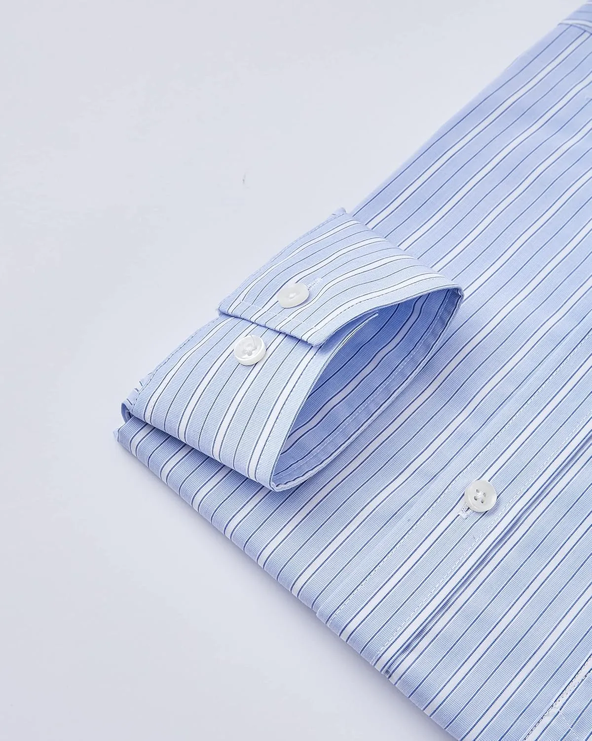 Year In Year Out Wrinkle Free Dress Shirt for Men Regular Fit Long Sleeve Wrinkle Resistant Shirt