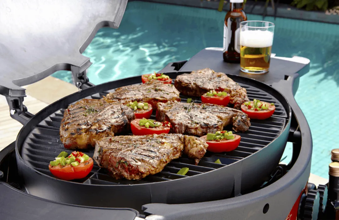 Ziggy by Ziegler & Brown Triple Grill LP Gas - Chilli Red