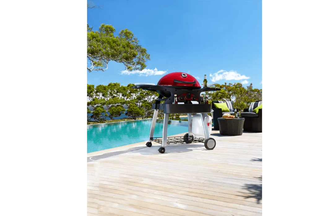 Ziggy by Ziegler & Brown Triple Grill LP Gas - Chilli Red