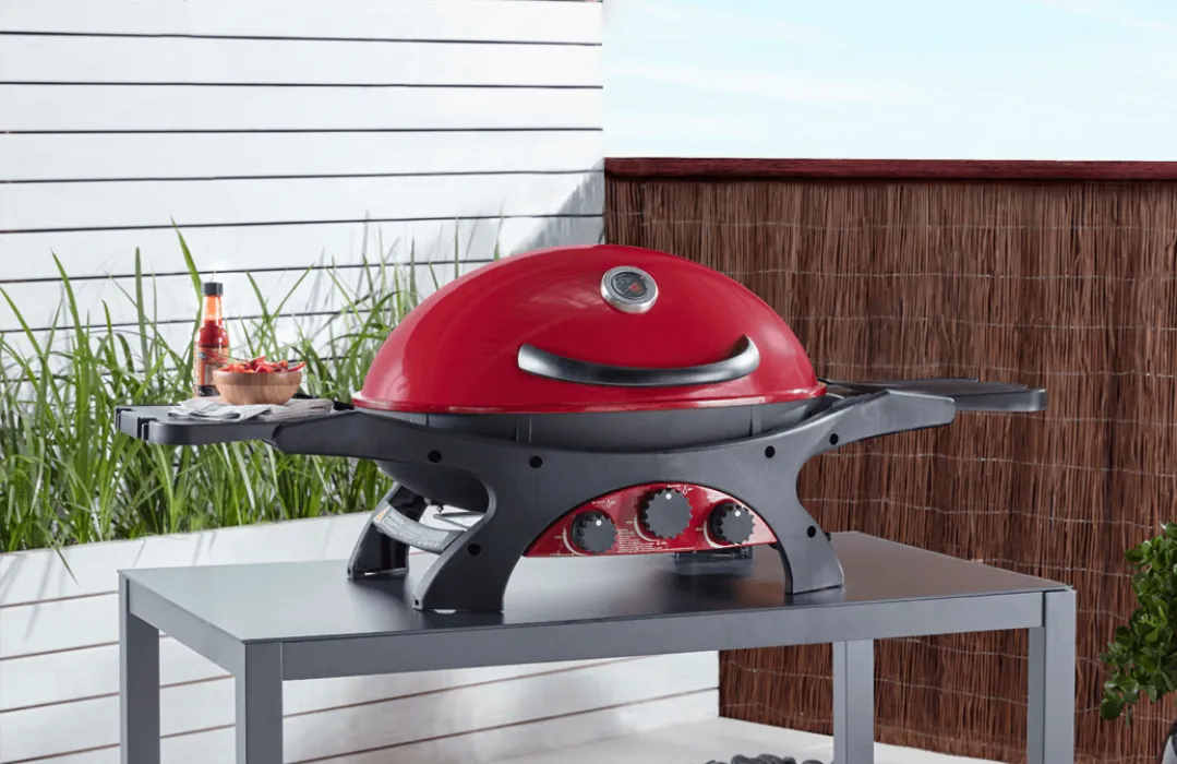 Ziggy by Ziegler & Brown Triple Grill LP Gas - Chilli Red